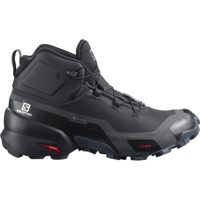 Botas Montaña Salomon Cross Hike Mid GTX Mujer Negros | MX WKBM583